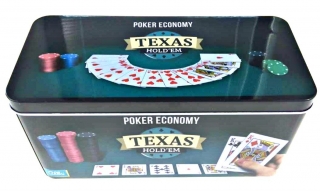 Poker economy v plechovce (200 žetonů)