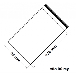 Rychlouzavírací sáček - extra pevný 8x12cm (1ks)