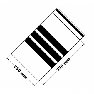 Rychlouzavírací sáček s popisovacím pruhem 25x35cm (1ks)
