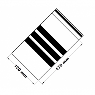 Rychlouzavírací sáček s popisovacím pruhem 12x17cm (1ks)