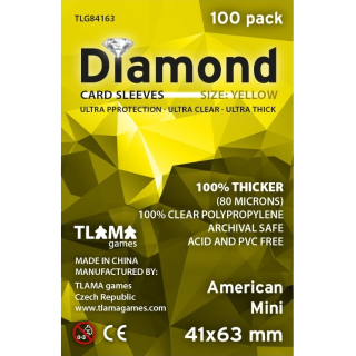Diamond Yellow: American Mini (41x63 mm)