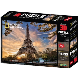 Prime 3D Puzzle - Paříž 500 dílků