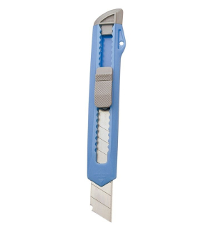 Odlamovací nůž Eco 18mm modrý