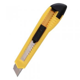 Odlamovací nůž Standard 18mm žlutý