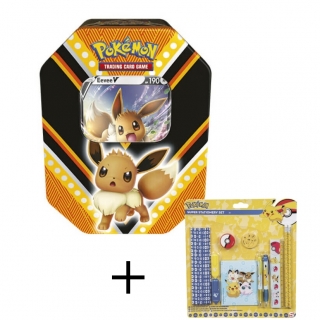 Pokémon: V Powers Tin - Eevee + dárek
