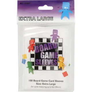 Board Games Sleeves - 100 Extra Large 65x100mm