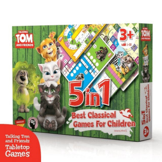 Talking Tom a přátelé: 5v1 - Nejlepší klasické hry pro děti