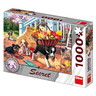 Štěňata 1000 dílků Secret collection