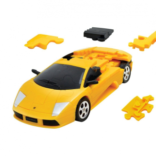 3D puzzle: žluté Lamborghini