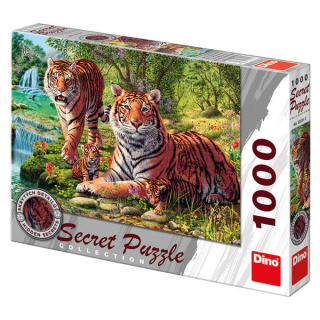 Tygři 1000 dílků Secret collection