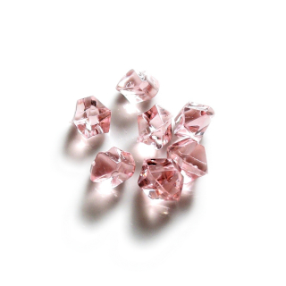 Hrací kameny - krystaly - růžové