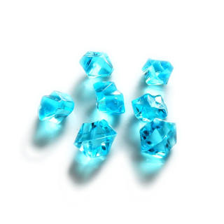 Hrací kameny - krystaly - akvamarín