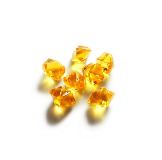 Hrací kameny - krystaly - zlatý jantar
