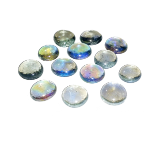 Hrací kameny skleněné - crystal