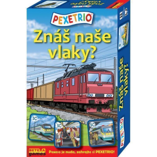 Pexetrio: Znáš naše vlaky?