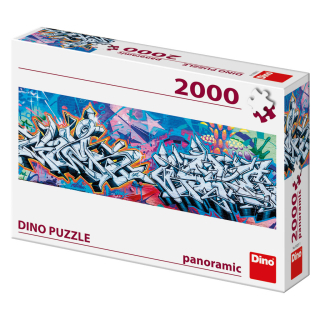 Dino panoramic puzzle Grafitti 2000 dílků