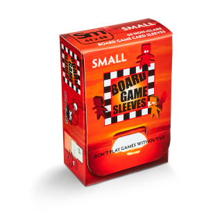 Board Games Sleeves - 50 European Small Size 44x68mm non-glare