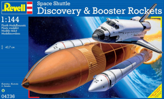 Space Shuttle Discovery+Booster Rockets (1:144)