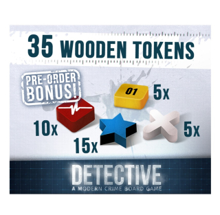 Detektiv: Dřevěné žetony