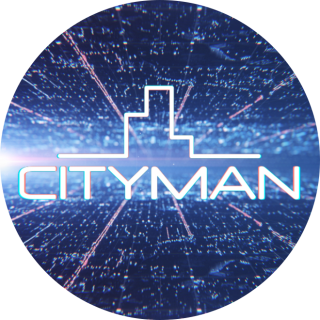 CityMan placka 55mm s podpisem!